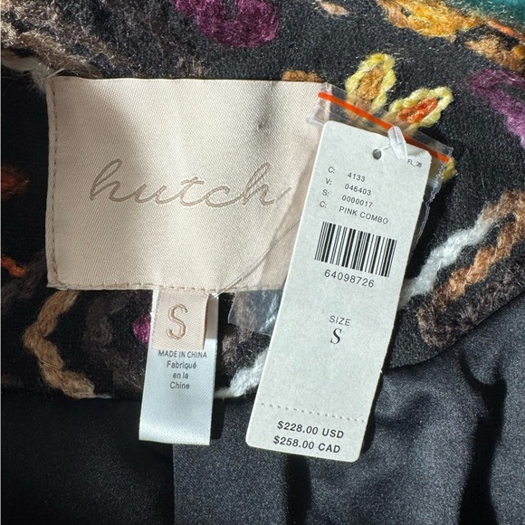 Anthropologie Hutch Floral Embroidered Coat Size Small NWT Brand New Multicolour - Picture 9 of 14